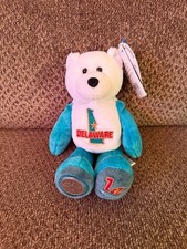Delaware State Quarter Coin Bear Plush 1 NEW w TAGS Limited Treasures