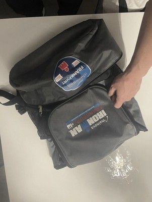 Ikonisch   IRONMAN European Championship Frankfurt Rucksack Backpack Geschenk