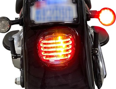 CUSTOM DYNAMICS INTEGRATED LOW HARLEY DAVIDSON PB-TL-INT-BW-S