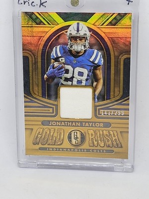 2023 Panini Gold Standard - Gold Rush Jonathan Taylor #GR-JT /299 (MEM)
