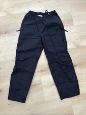 REI Rain Pants Kids Large 14-16 Black Waterproof Rain Hiking Outdoor E1 Elements