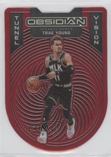 2020-21 Panini Obsidian Tunnel Vision Electric Etch Red Flood Trae Young #5 17t6