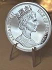 28.6g 925 Silver 1995 Isle Of Man Crown In Capsule