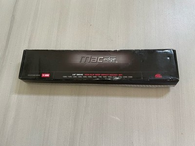 Mac Tools sxdpgm146br MacEdge 3/8'' Drive Non Slip Deep Impact Socket Set 14 Pcs