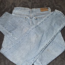 EDDIE BAUER Jeans Womens 8 Tall Vintage 90s Tapered High Rise Cotton Relaxed