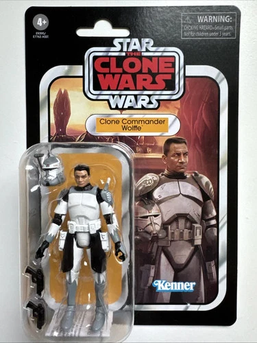 Star Wars Vintage Collection Clone Commander Wolffe 3.75in Hasbro New Carded