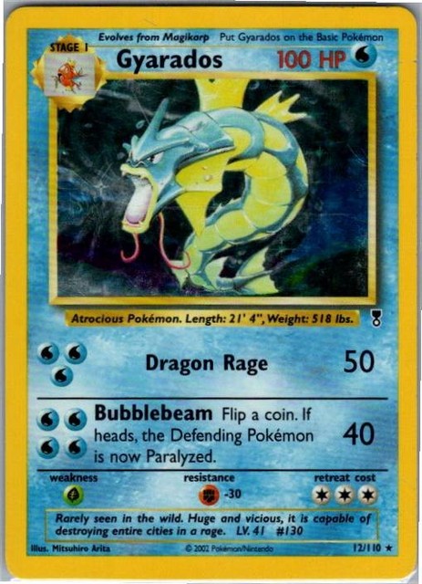 Gyarados #12 (Legendary Collection (2002))