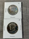 1969 Kennedy Half Dollar 50C Silver Coins Lot of 2 Uncirculated San Francisco