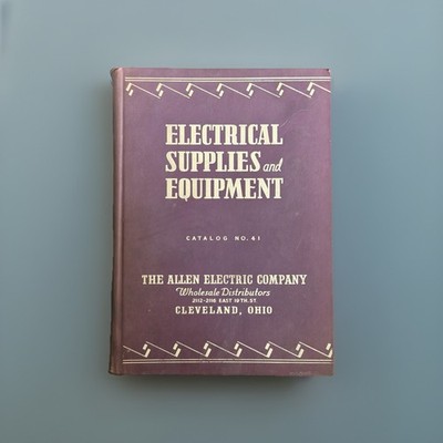 1941 Allen Electric Co Catalog No 41 Cleveland OH Electrical Supply Catalog