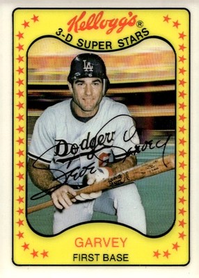 1981 Kellogg's 3-D Super Stars #10 Steve Garvey