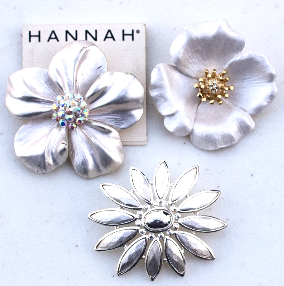 Enamel Silver Flowers & Plants Fashion Brooches & Pins for  display picture 1