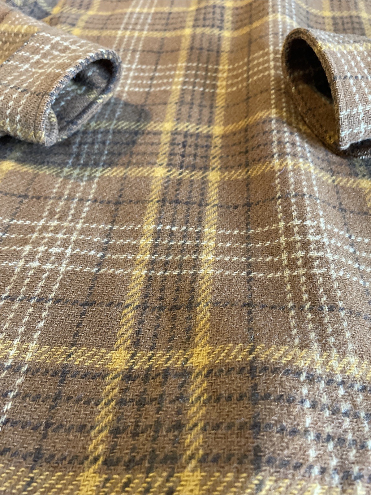 Pendleton Wool Shirt Long Sleeve Medium Gold Brow… - image 20