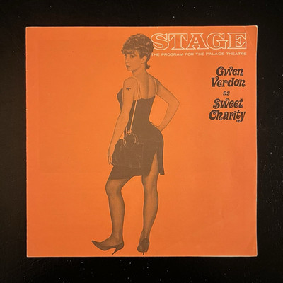 Sweet Charity Broadway Playbill Gwen Verdon Palace Theatre Bob Fosse Rare