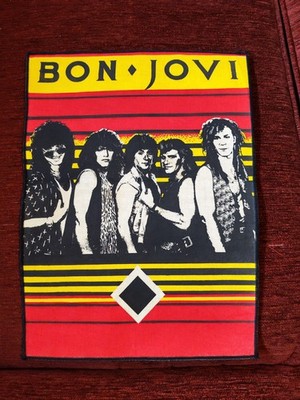 BON JOVI  - Backpatch alt Anfang 90er!