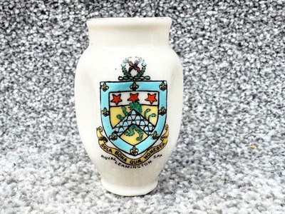VINTAGE CRAFTON PORZELLAN ROYAL LEAMINGTON SPA WAPPEN RÖMISCHE VASE MINI SOUVENIR