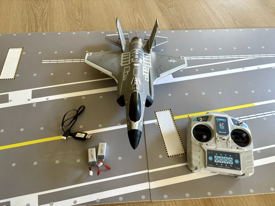 RC F35 Lightning 30mm EDF Jet 2.4G Brushless 4s Power Gyro RTF With 2 Batteries - Bild 3 von 4