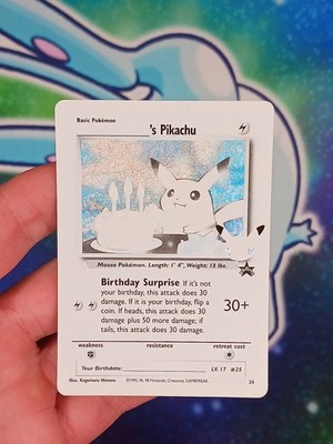 ghost pikachu pokemon card GHOST