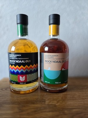 Bruichladdich Rock ndaal 01.1 & 01.2 Feis Ile 2022 Islay Single Malt Scotch