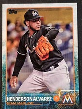 Henderson Alvarez 577 2015 Topps Series 2 Base NM baseball card