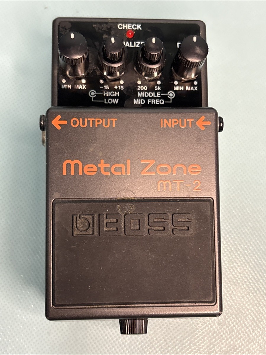 Boss MT-2 Metal Zone Distortion Guitar Pedal w/ Box & Manual | eBay