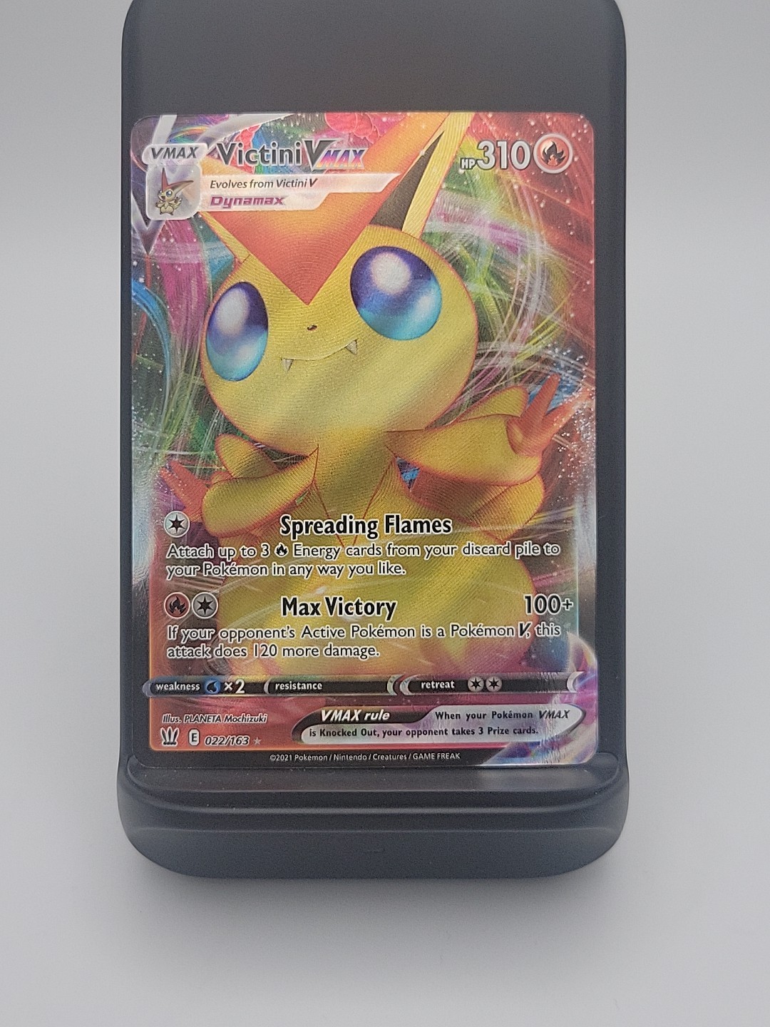 Pokémon Victini Vmax 022/163 Ultra Rare Battle Styles NM