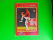 Drey Jameson 2023 Topps Heritage #257 Red Border Arizona Diamondbacks