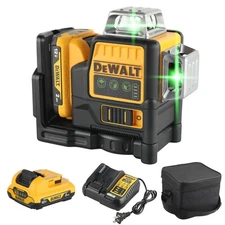 DEWALT DW089LG Laser Level Self-Levelling, 12-Line, 360-Degree Green Beam