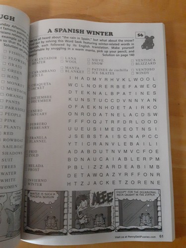Penny Press The Great Big Book Of Garfield Word Seek Volume 11 NEW - Picture 3 of 4