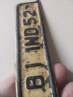 Vintage 1952 Indiana License Plate Registration Tag Topper  — photo 8