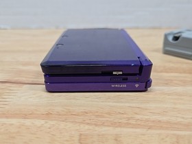 RARE Nintendo 3DS BUNDLE Midnight Purple Console with 6 Games Tested And Working