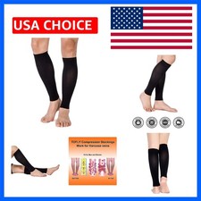 Calf Compression Sleeve for Men Women, 1 Pair, Footless Compression Socks 2...