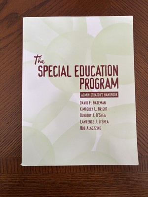 Special Education Program Administrator's Handbook
