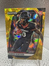 2025 Panini Prizm Draft Picks - Xzavier Henderson #15 Gold Ice Prizm (RC)