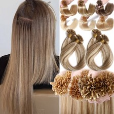 Nail U Tip Pre-bonded Keratin Bondings 150G Remy Human Hair Extensions Full Head