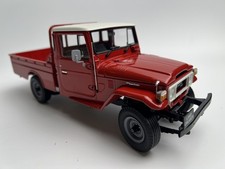 Kyosho 1:18 Toyota Land Cruiser 40 Pickup Red White Roof Off-road Truck Model
