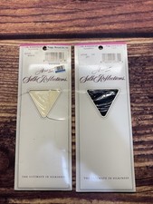  2 Hanes Knee Highs Reinforced Toe White Black Silk Reflections Style 725 NWT