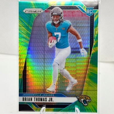 2024 Panini Prizm Brian Thomas Jr #314 Hyper Prizm RC