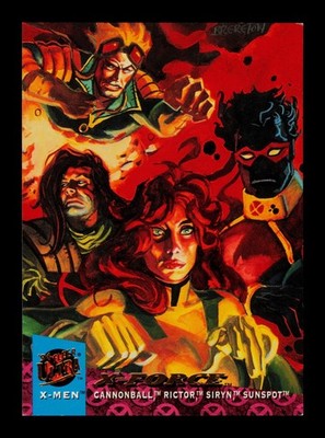 Sunspot Rictor X-Force 117 Marvel Comics 1994 Trading Card TCG CCG