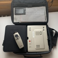 PLUS U3-1080 PORTABLE PROJECTOR with carrying case and remote.