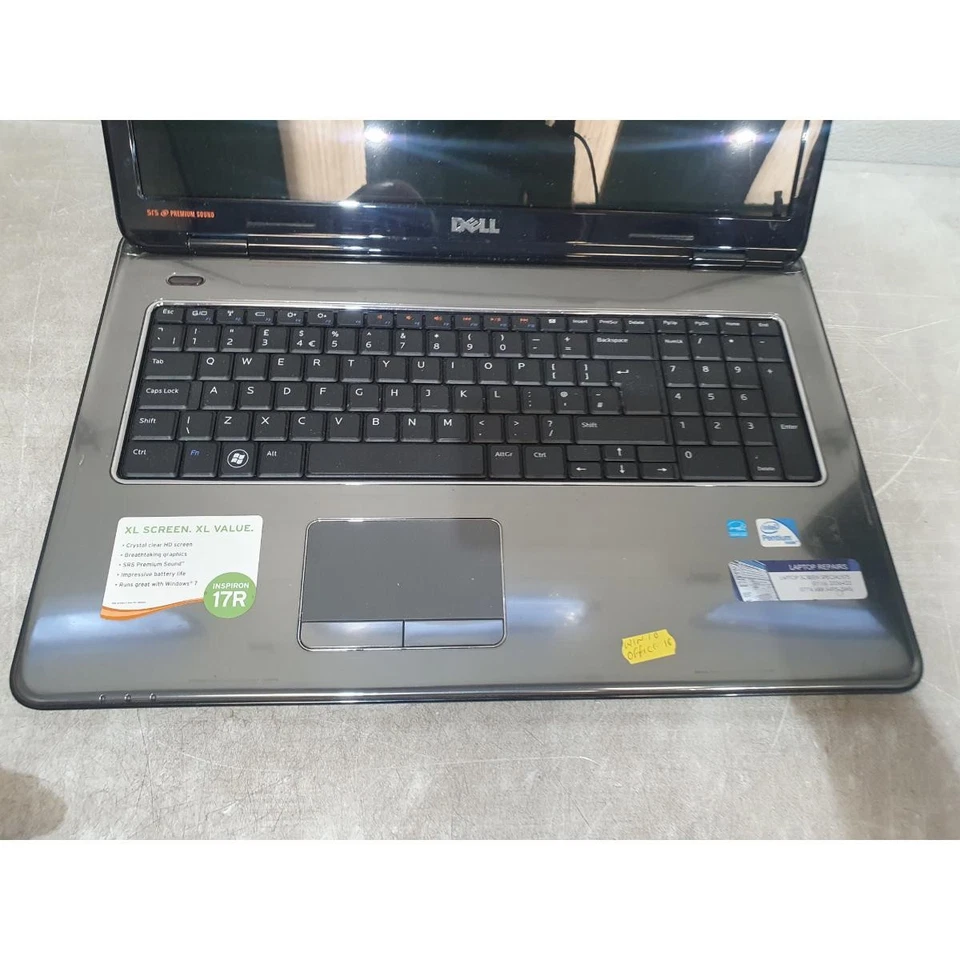 Dell Inspiron 17R N7010 Laptop Blue 17.3" LED Intel Pentium USB HDMI - For Parts - Image 4 of 4
