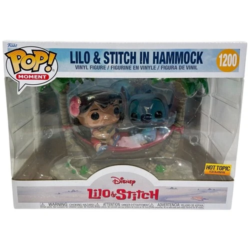 Funko POP Lilo & Stitch In Hammock #1200 Vinyl Figure Disney Hot Topic Exclusive