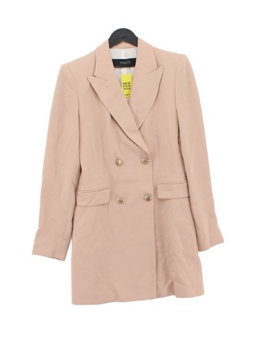 Zara Damen Blazer S hellbraun 100% Polyester Mantel - Bild 1 von 6