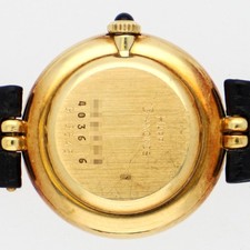 Chopard 4036 Happy diamond WATCH gold YG/leather MN 2