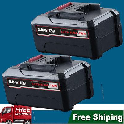 2x 8,0Ah Akku Für Einhell 18V Ersatzakku POWER X-CHANGE Lithium PXC Batterien DE
