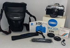 Vintage MINOLTA X-370 Camera and Outfit/Accessories EXCELLENT - Free Shipping 