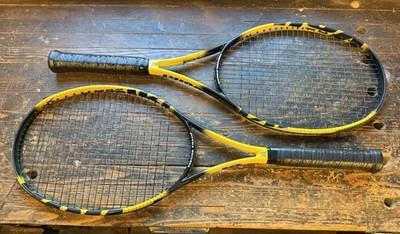 Pair of  Volkl C10 Pro Tennis racquets 98 sq - 4 3/8 Grip - fish scale