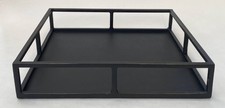 Black Metal Decorative Serving or Table Display Tray 25cm Square