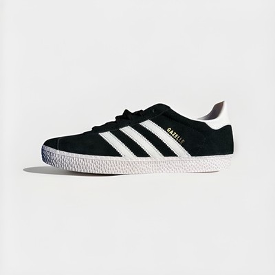 Adidas Gazelle BB5476 Suede Sneakers Youth Size 6.5 Core Black/White New x1 Shoe