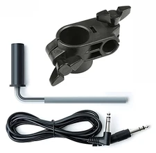 Alesis Surge 1.5 Inch Drum Rack Clamp, L-Rod and Silverline Audio 10ft Trigger