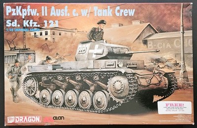 1/35 Dragon Alan 9026 Pz.Kpfw.II Ausf.C w/Tank Crew Sd.Kfz.121